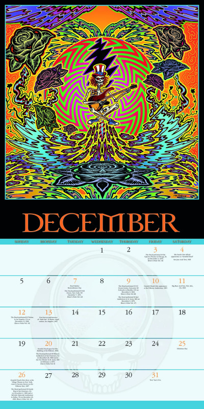 2027 Grateful Dead Official Wall Calendar  IN STOCK!