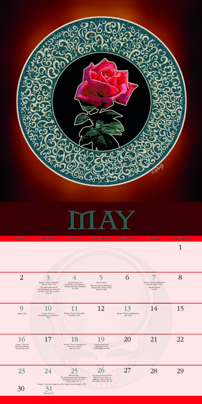 2027 Grateful Dead Official Wall Calendar  IN STOCK!