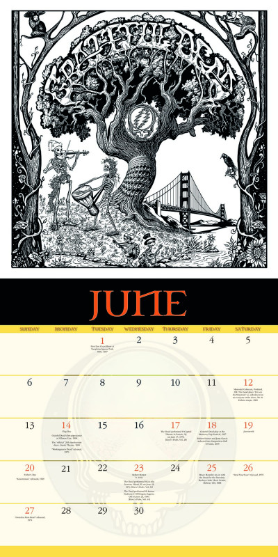 2027 Grateful Dead Official Wall Calendar  IN STOCK!