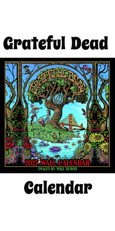2027 Grateful Dead Official Wall Calendar  IN STOCK!
