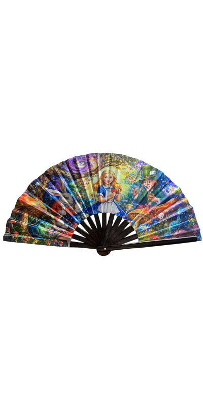 Alice in Wonderland Dance Fan