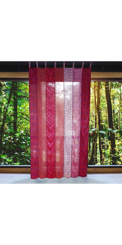 Sari Curtain 54 x 86 Inches - Ramble On Rose