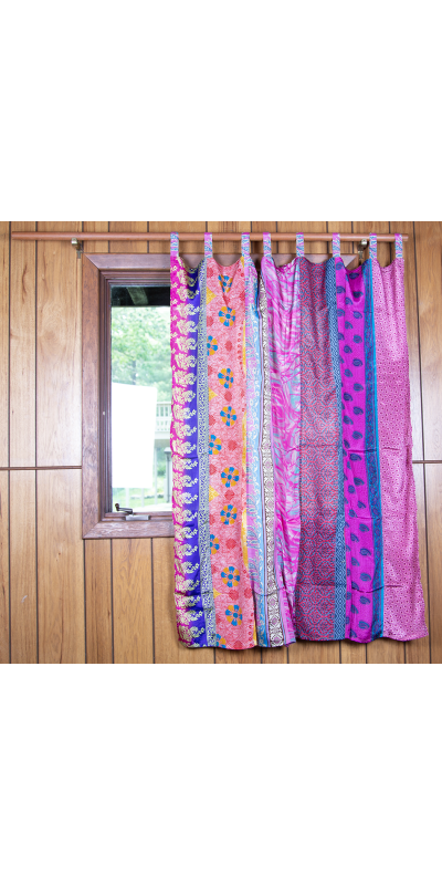 Sari Curtain 54 x 63 Inches - Ramble On Rose