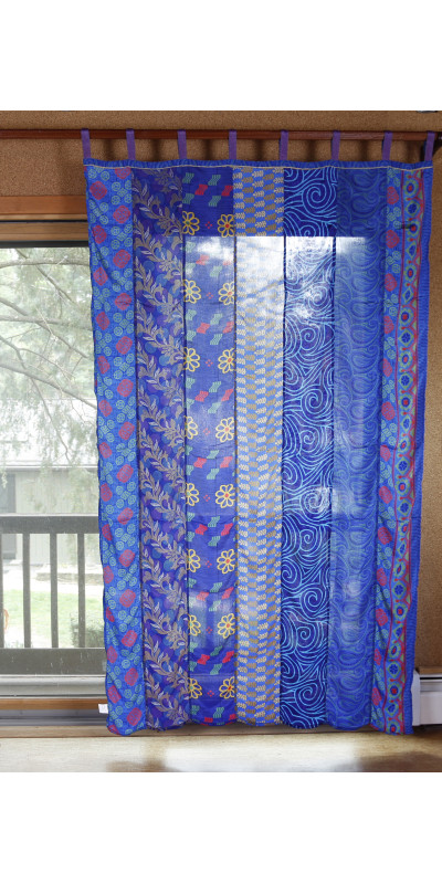 Sari Curtain 54 x 86 Inches - Velvet Sea