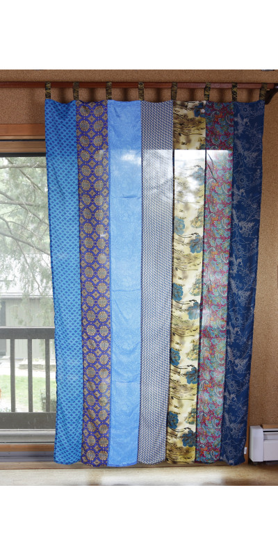 Sari Curtain 54 x 86 Inches - Velvet Sea