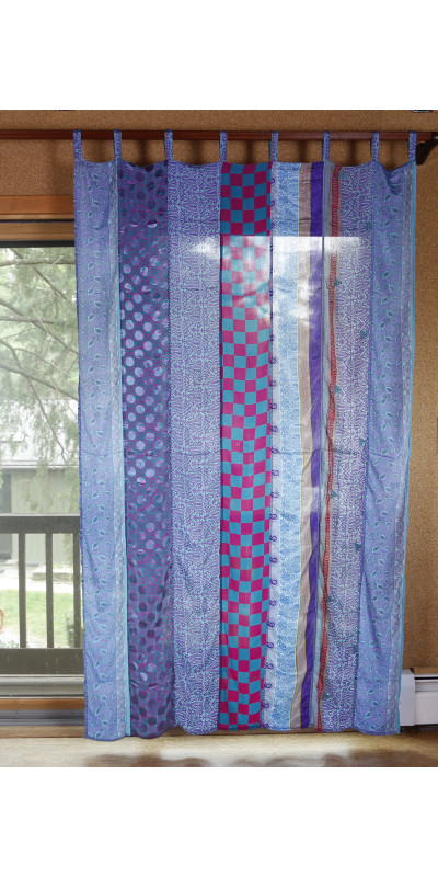 Sari Curtain 54 x 86 Inches - Velvet Sea