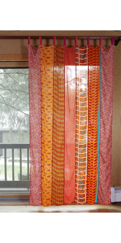 Sari Curtain 54 x 86 Inches - Ramble On Rose