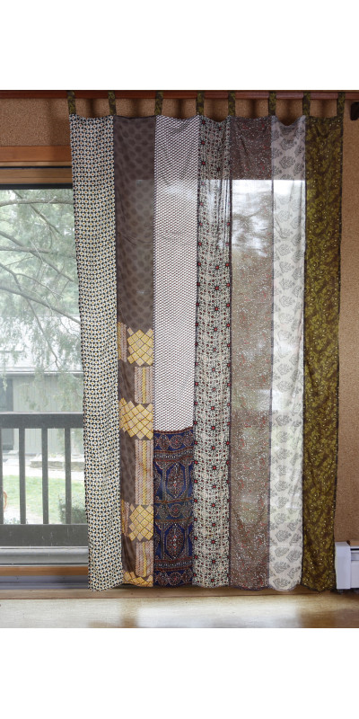 Sari Curtain 54 x 86 Inches - Golden Road