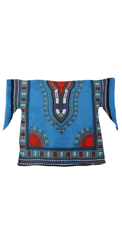 Turquoise Blue Dashiki by Romi
