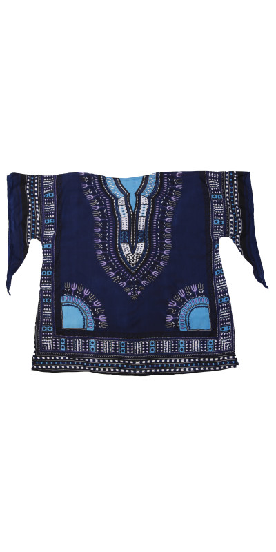 Navy Blue Dashiki by Romi