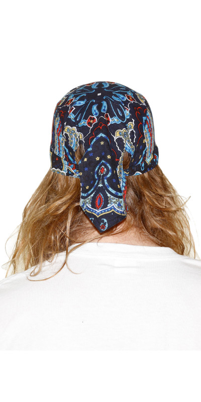 Doo Rag - '80s Paisley Electric Blue *CLEARANCE*