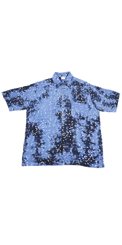 Blue Moon Batik Hary Dary Men's Button Down Camp Shirt