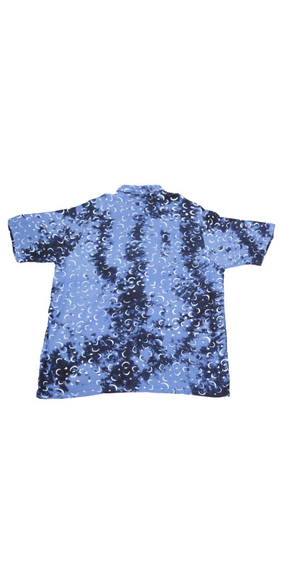 Blue Moon Batik Hary Dary Men's Button Down Camp Shirt