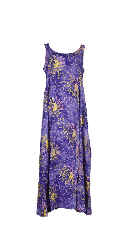 Purple Suns Hary Dary Long Strap Dress