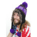Grateful Dead Bears Ski Hat Purple