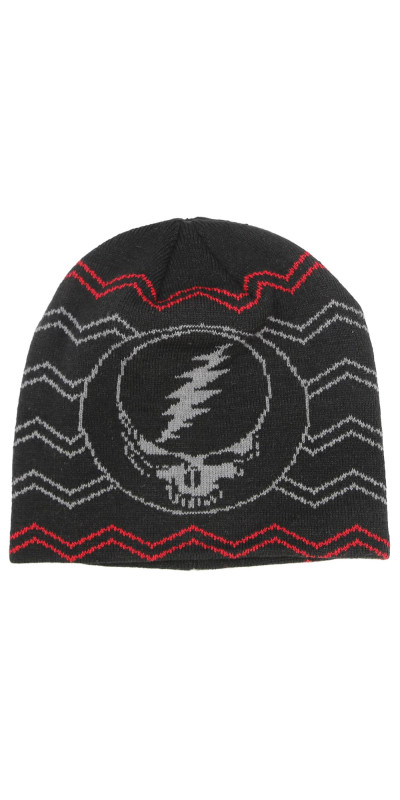 Grateful Dead Knit Beanie Hat SYF Black