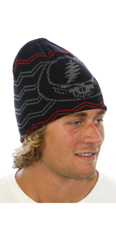 Grateful Dead Knit Beanie Hat SYF Black