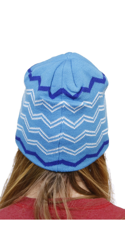 Grateful Dead Knit Beanie Hat Dancing Bear Blue