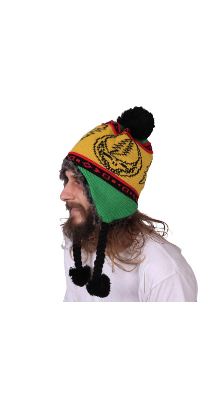 Grateful Dead SYF Ski Hat Rasta