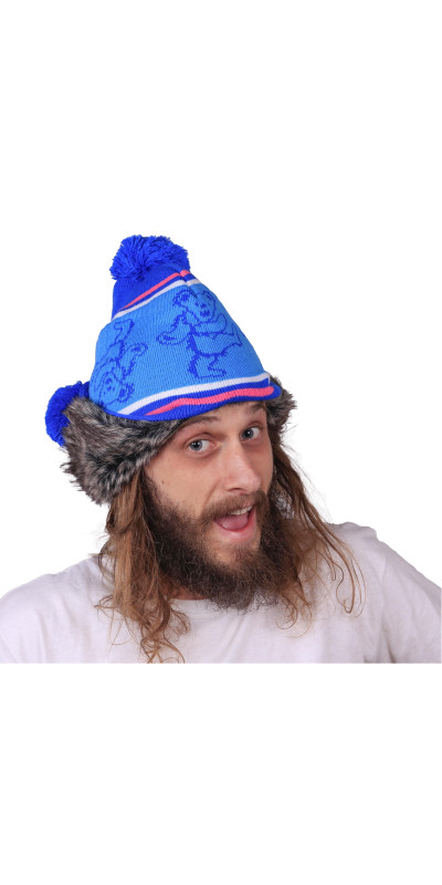 Grateful Dead Bears Ski Hat Blue