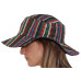 Floppy Woven Hat - Multi Stripe