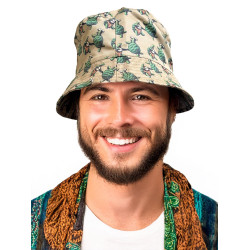 Grateful Dead Bucket Hat Terrapin Tan OS