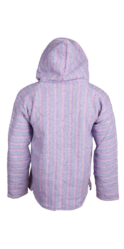 Baja Joy Pull Over Hoodie Pastel Stripe