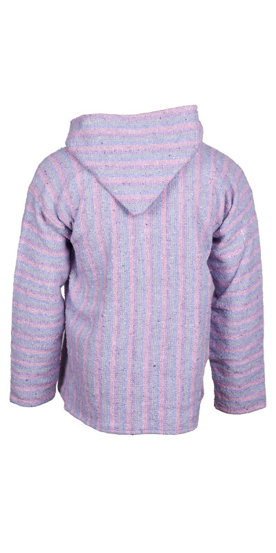 Baja Joy Pull Over Hoodie Pastel Stripe