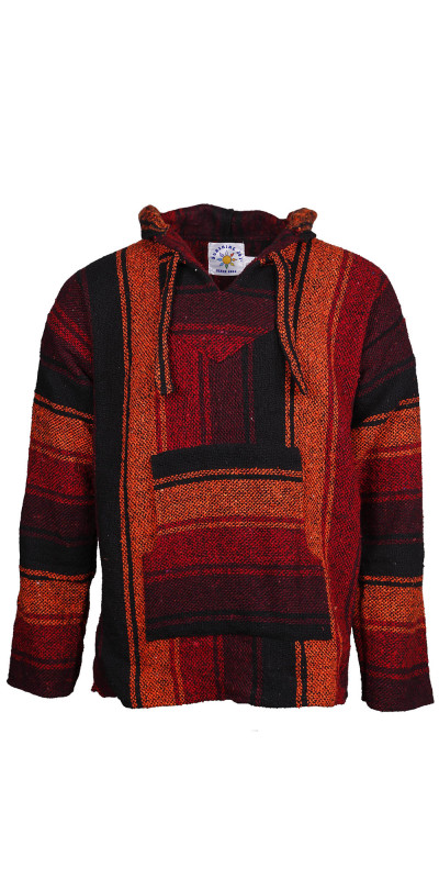 Baja Joy Pull Over Hoodie Autumn Sunset SMALL ONLY