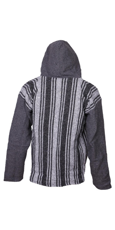 Baja Joy Pull Over Hoodie Grey Sleeves *SALE*