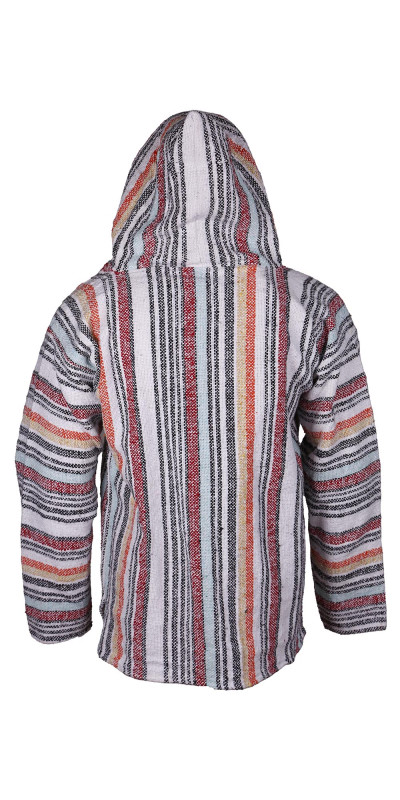 Baja Joy Pull Over Hoodie Vintage Stripe