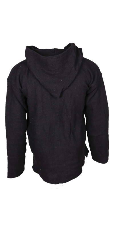 Baja Joy Pull Over Hoodie Black SMALL ONLY