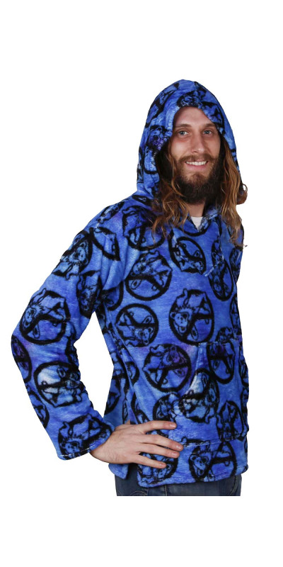 Grateful Dead Fleece Pull Over Hoodie Peace Bear XL Only *SALE*