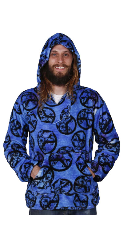 Grateful Dead Fleece Pull Over Hoodie Peace Bear XL Only *SALE*