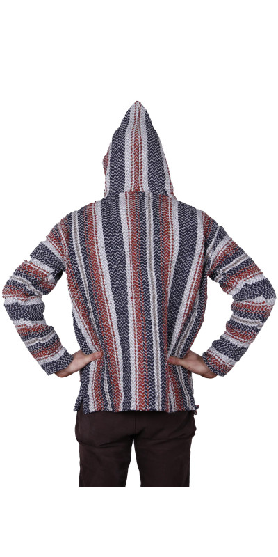 Baja Joe Pull Over Hoodie Rust SM & XL ONLY