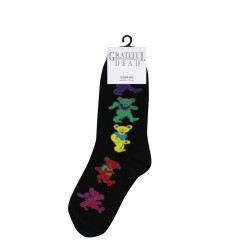 Ladies' Black Dancing Bear Grateful Dead Socks