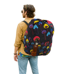 Laundry Bag Backpack Shroom Spiral **SALE**