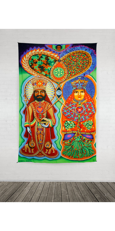 Royalty Heady Art Print Tapestry 53x85 - Artwork by Chris Dyer