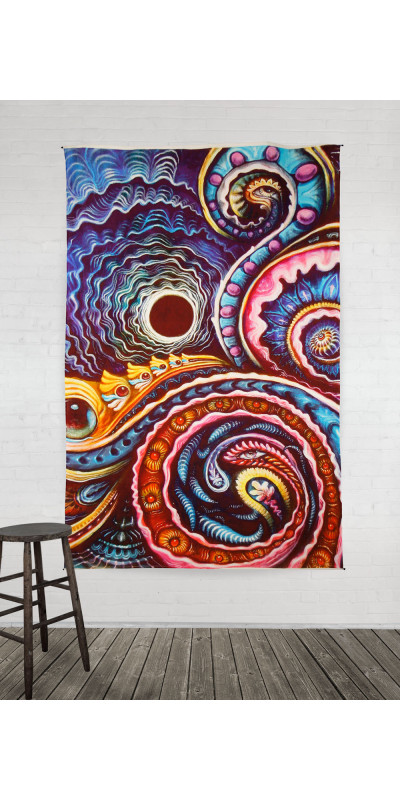 Event Horizon Heady Art Print Tapestry 53x85 - Artwork by Randal Roberts
