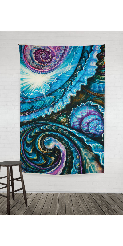Nauticalicious Heady Art Print Tapestry 53x85 - Artwork by Randal Roberts