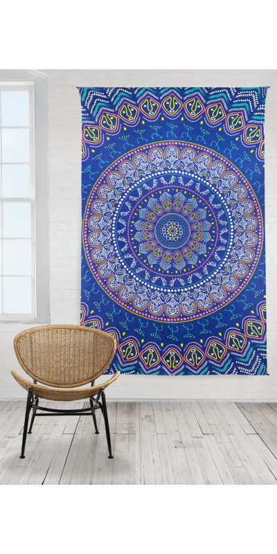 Taino Mandala Tapestry - Art by Dina June Toomey *SALE*