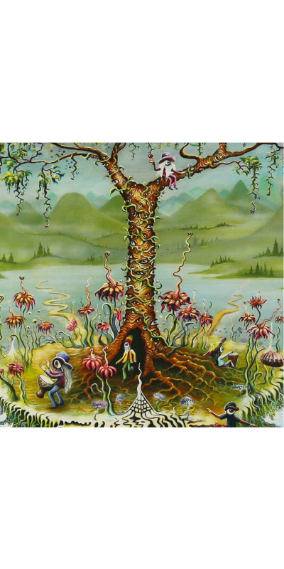 Mike Dubois Eyeland Heady Art Print Tapestry 53x85