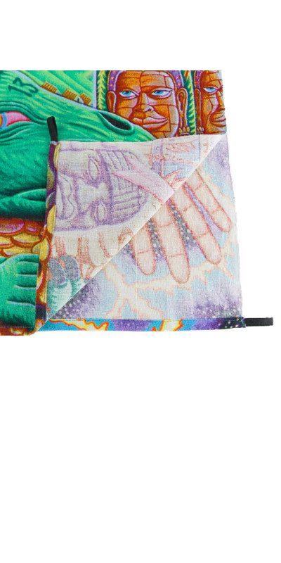 Human Evolution Heady Art Print Tapestry 53x85 - Artwork by Chris Dyer