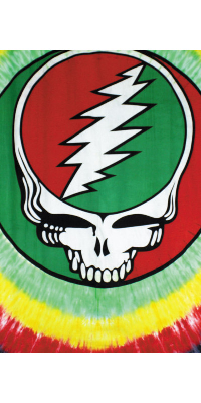 Grateful Dead SYF Rasta Tie Dye Mini Tapestry 30x45