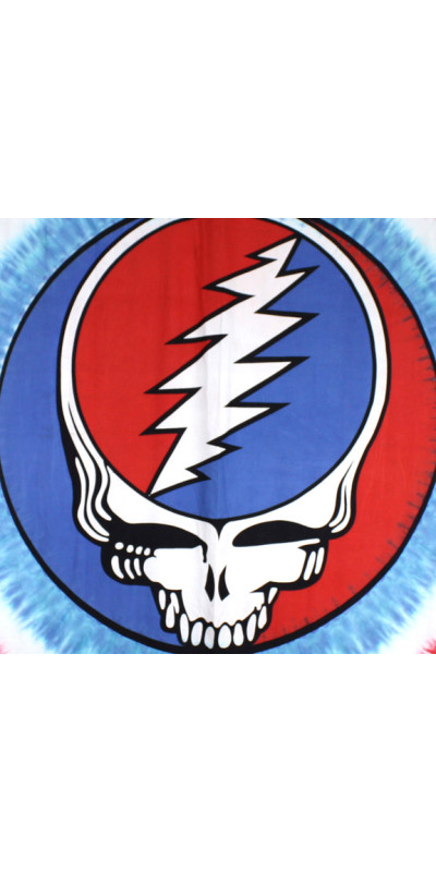 Grateful Dead SYF RWB Tie Dye Mini Tapestry 30x45 **TARIFF SURCHARGE**
