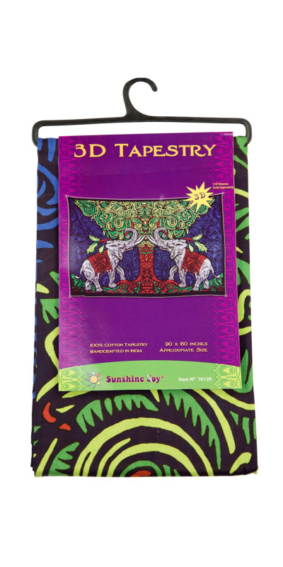 3D Elephant Tree Tapestry - Art by Chris Pinkerton