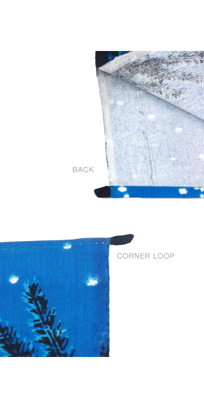 3D Glow in the Dark Wolf Mini Tapestry 30x45