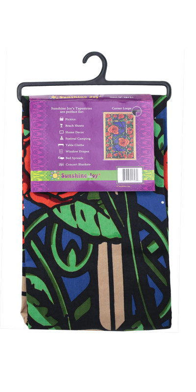 3D Rose Window Tapestry