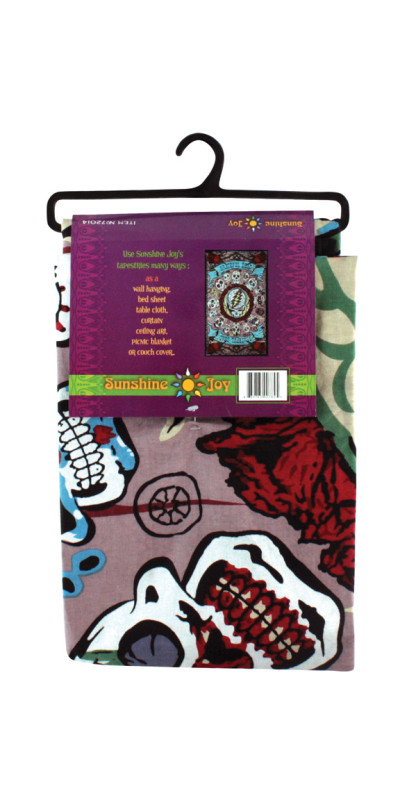 3D Grateful Dead Mexicali Skulls Tapestry