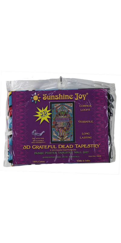 3D Grateful Dead Pinball Machine Mini Tapestry 30x45 - Art by Shannon Hurst